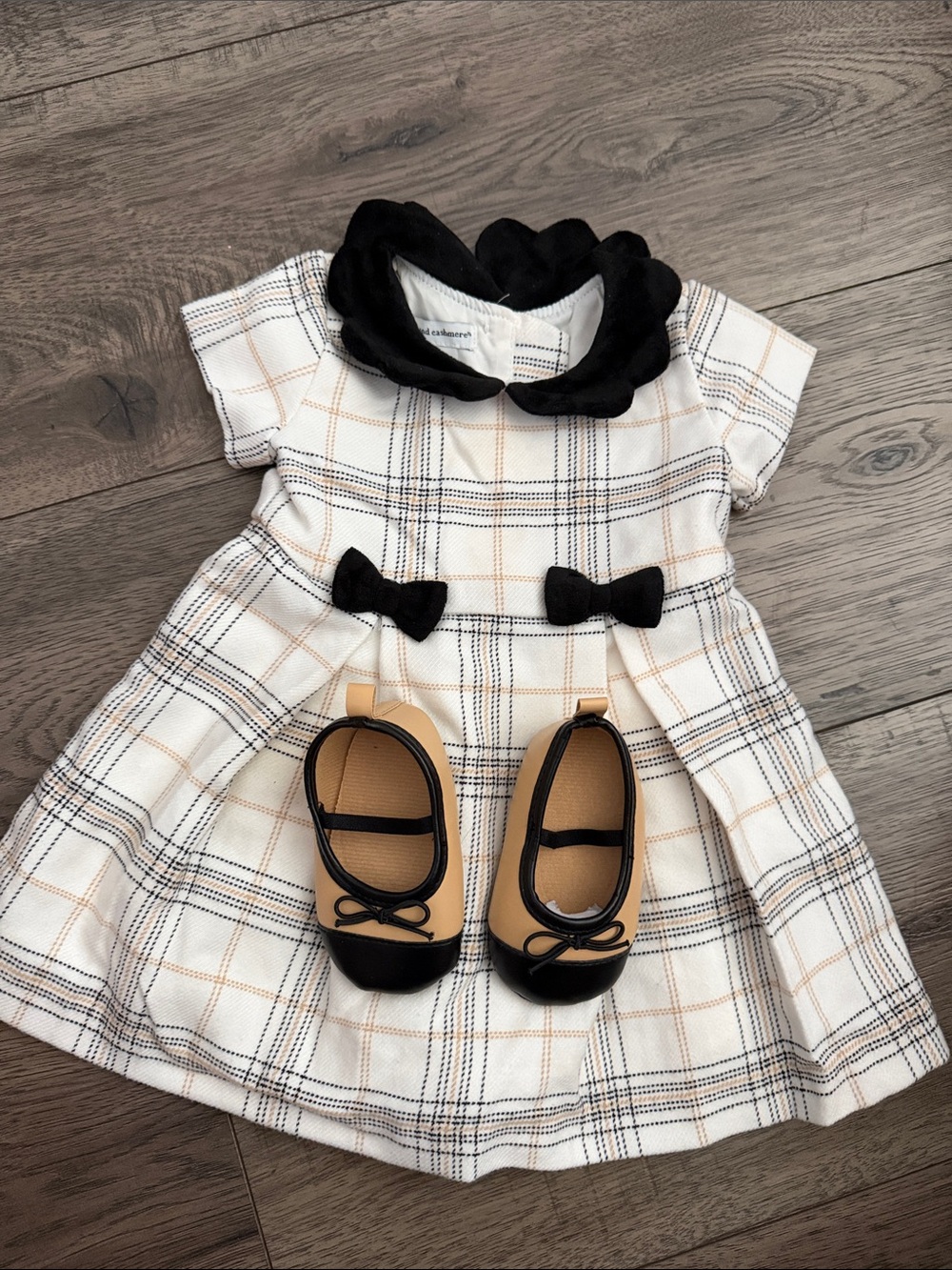 Baby girl formal dress and shoes